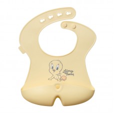 B.box Looney Tunes Silicone Bib | 3 years+ | Travel Bib | 4 months+